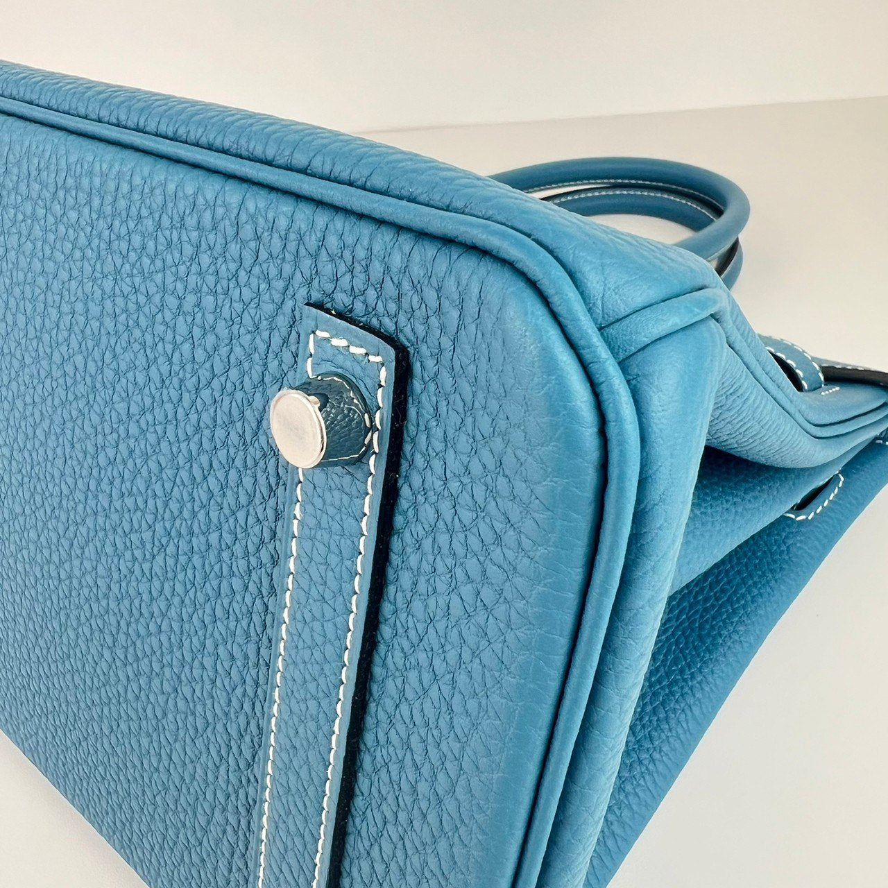 Birkin30 バーキン30 New blue jean ニューブルージン Togo トゴ PHW シルバー金具 Stamp-W W刻印