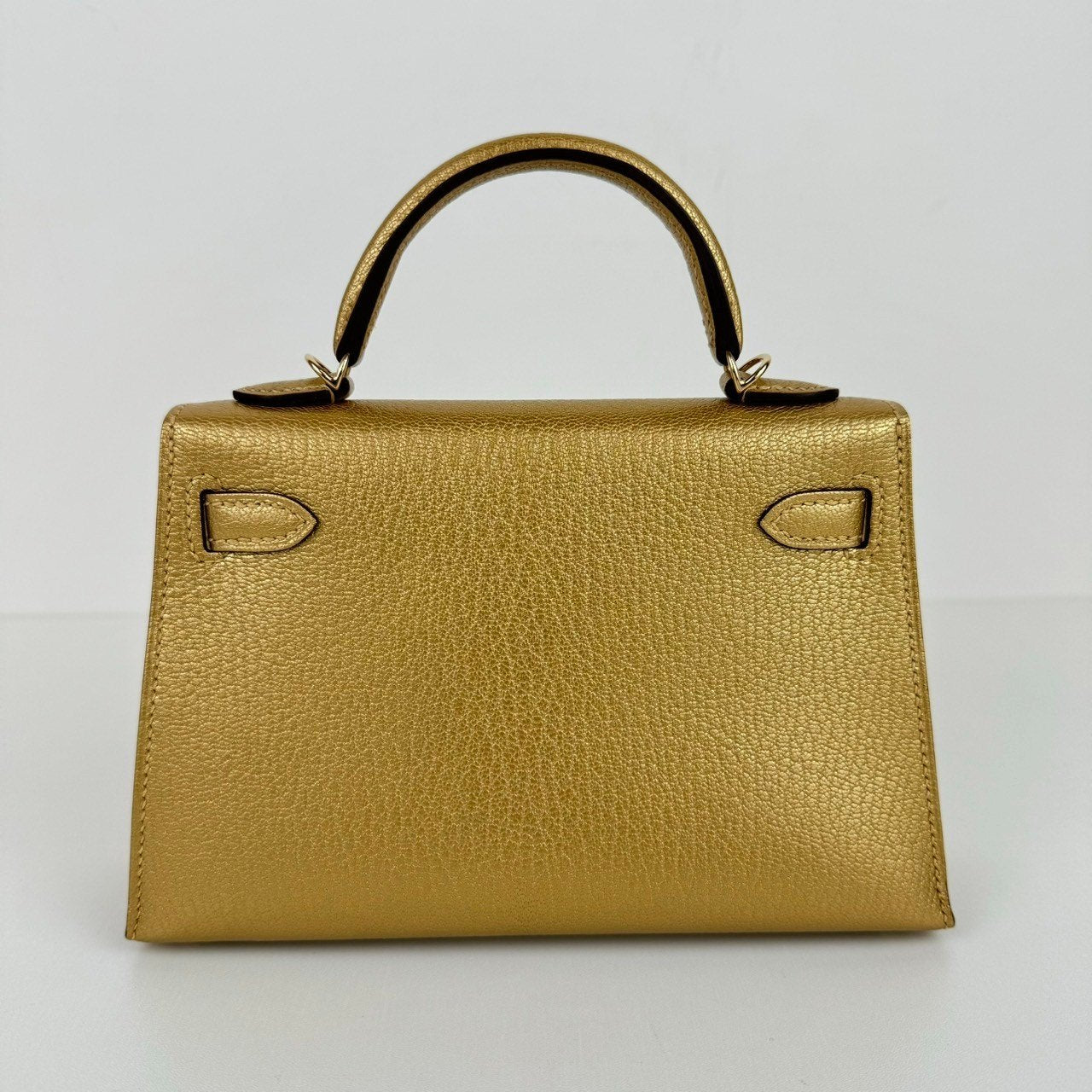 Mini kelly ミニケリー Dore ドレ Chevre シェーブル PMBHW シャンパンゴールド金具 Stamp-W W刻印
