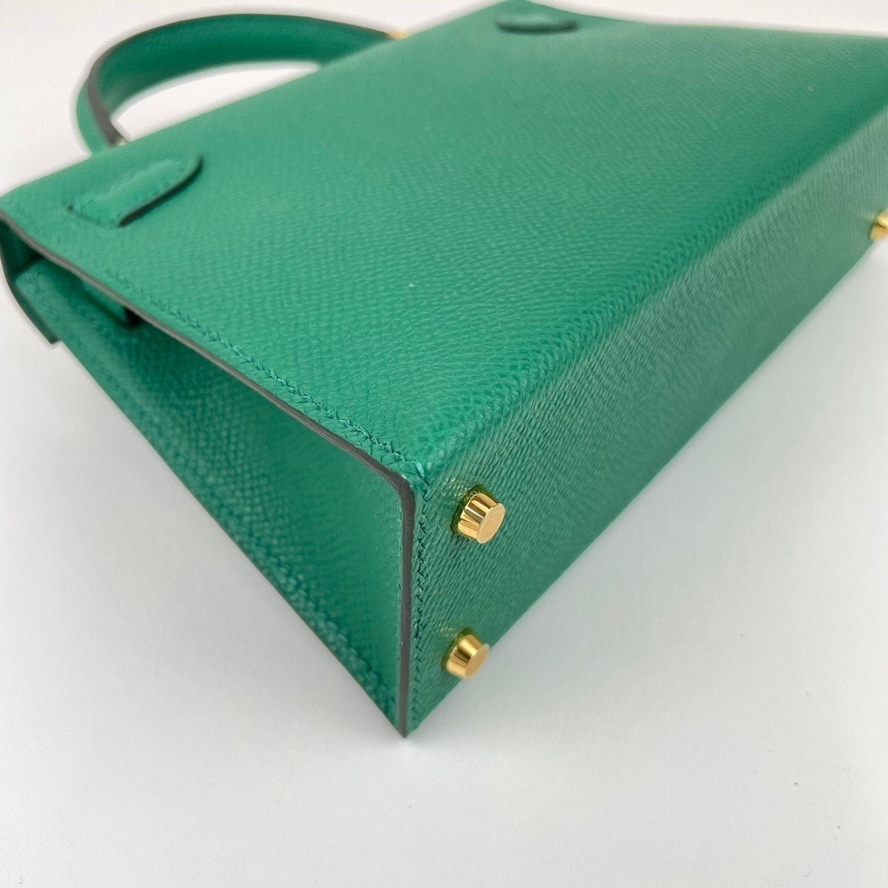 Mini kelly ミニケリー Vert vertigo ヴェールヴェルティゴ Epsom エプソン GHW ゴールド金具 B刻