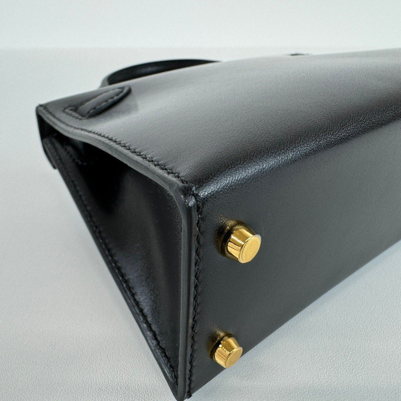 Mini kelly ミニケリー Black ブラック GHW ゴールド金具 Box ボックス Stamp-B B刻印