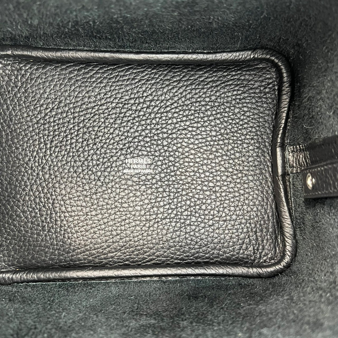 Picotin Lock PM ピコタンロックPM Black ブラック Taurillon clemenceトリヨンクレマンス PHW シルバー金具 B刻印