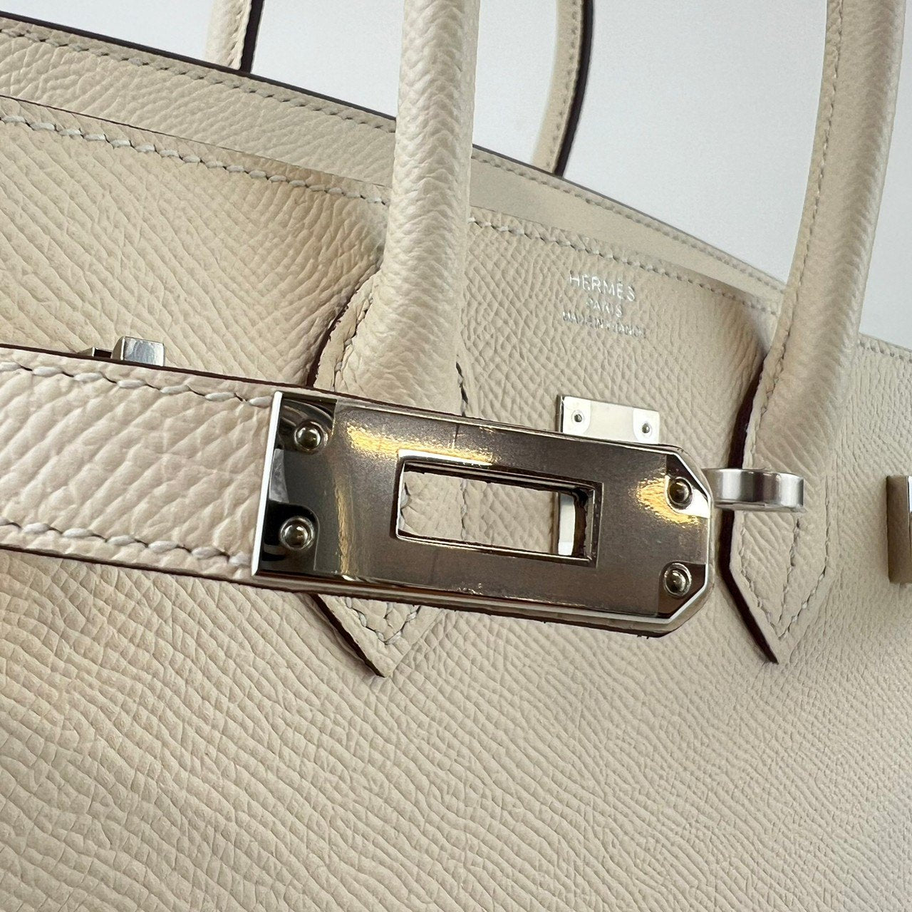 Birkin25 sellier バーキン25 セリエ Stamp-B B刻印 Epsom エプソン Nata ナタ PHW シルバー金具