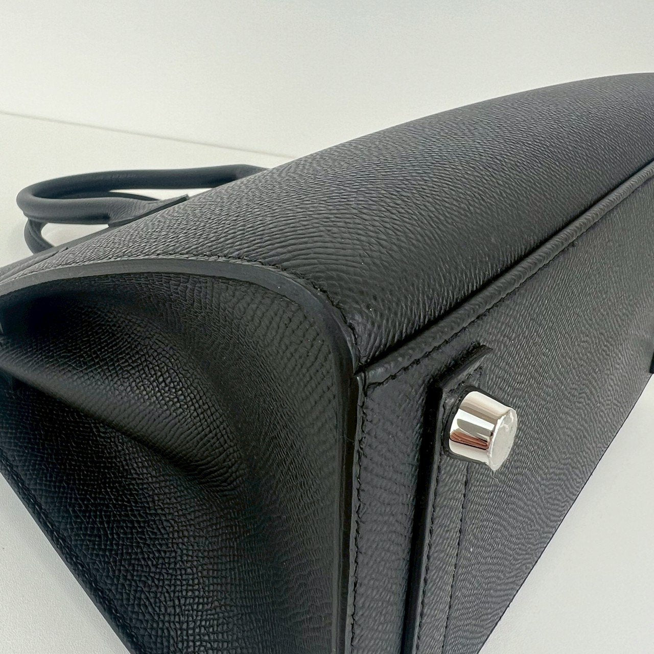 Birkin25 sellier バーキン25 セリエ Black ブラック PHW シルバー金具 Epsom エプソン Stamp-K K刻印