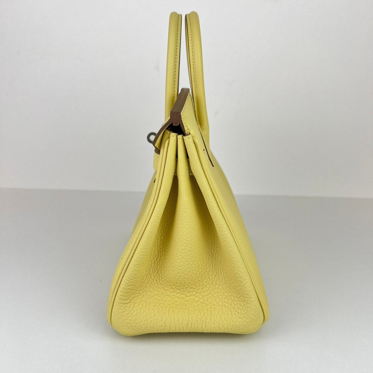 Birkin25 バーキン25 Jaune poussin ジョーヌプッサン PHW シルバー金具 Stamp-W W刻印