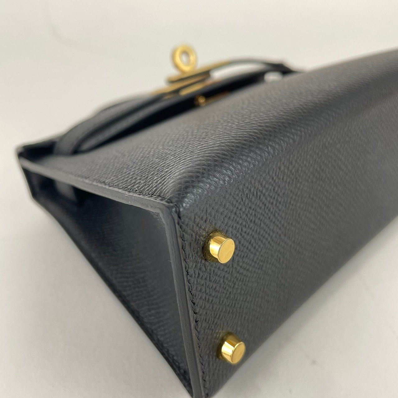 Mini kelly ミニケリー Black ブラック Epsom エプソン ゴールド金具 B刻 ショルダーバッグ レディースバッグ