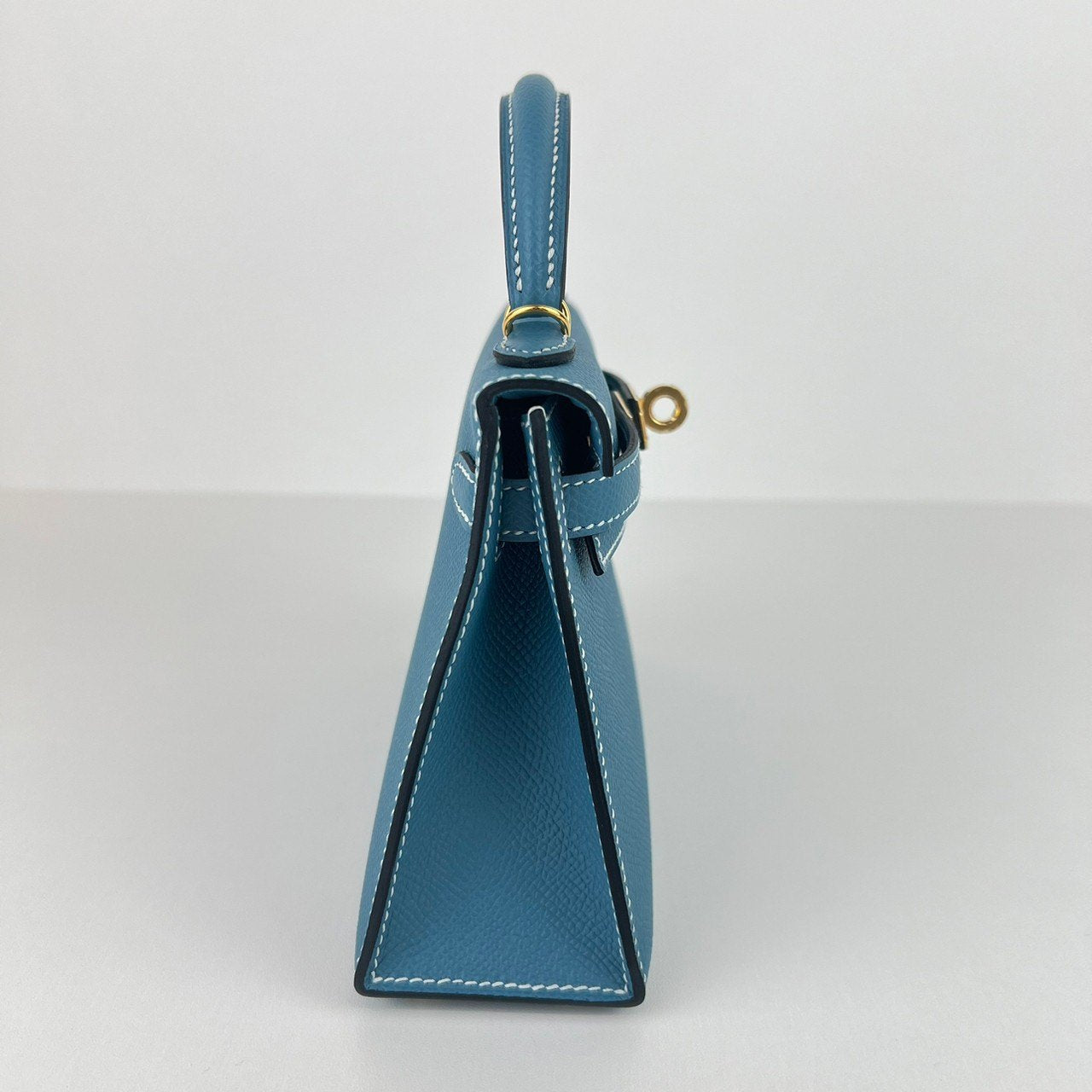 Mini kelly ミニケリー New blue jean ニューブルージーン GHW ゴールド金具 Epsom エプソン Stamp-W W刻印