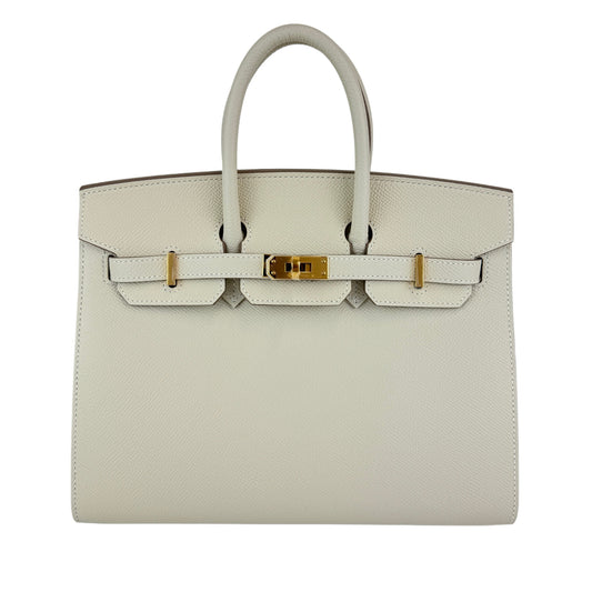 Birkin25 バーキン25 Craie クレ GHW ゴールド金具 W刻印 Epsom エプソン