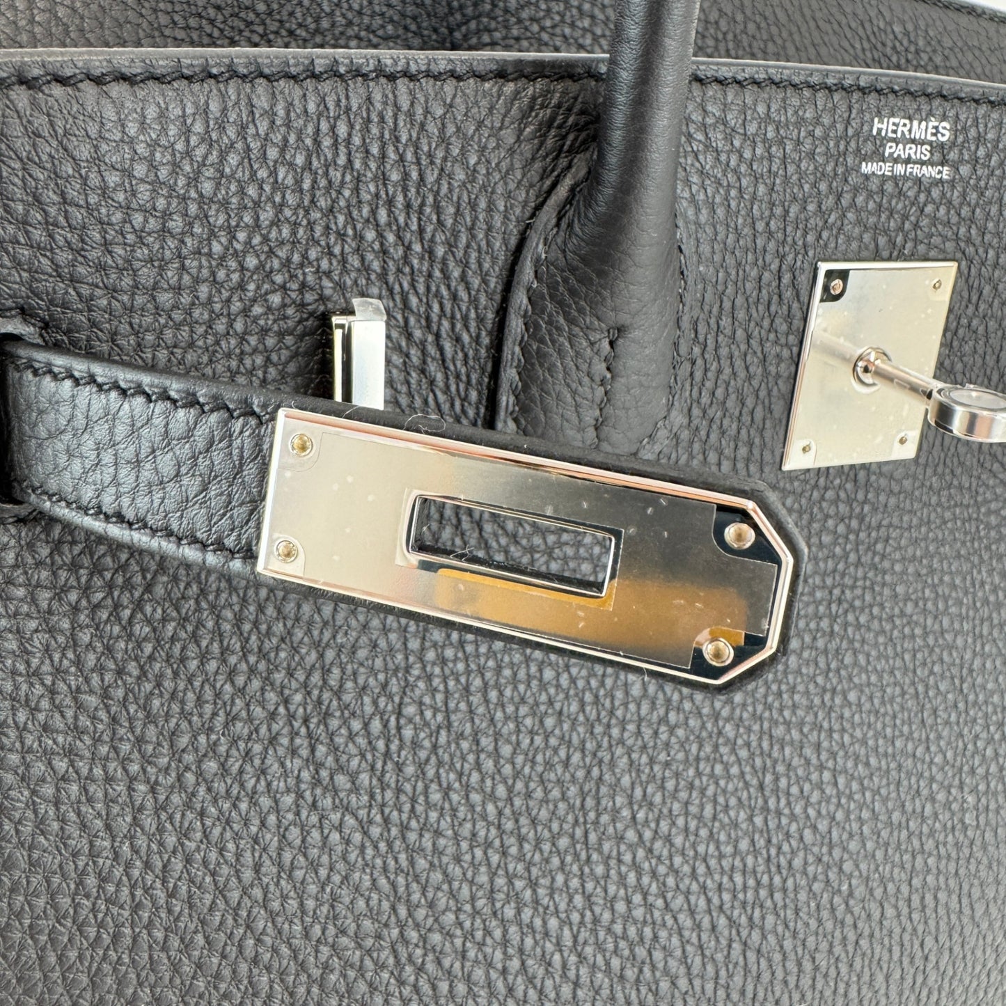 Birkin30 バーキン30 Stamp-K K刻印 Togo トゴ Black ブラック PHW シルバー金具