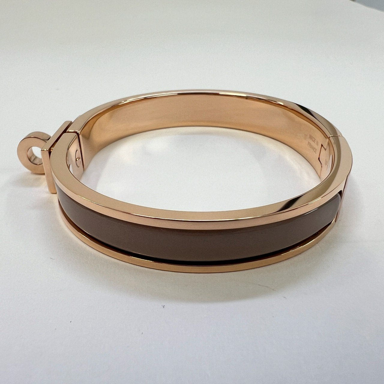 Mini clic kelly PM エナメルブレスレット ミニ・クリック・ケリー Marron grace マロングラッセ Rose gold plated ローズゴールドプレーテッド