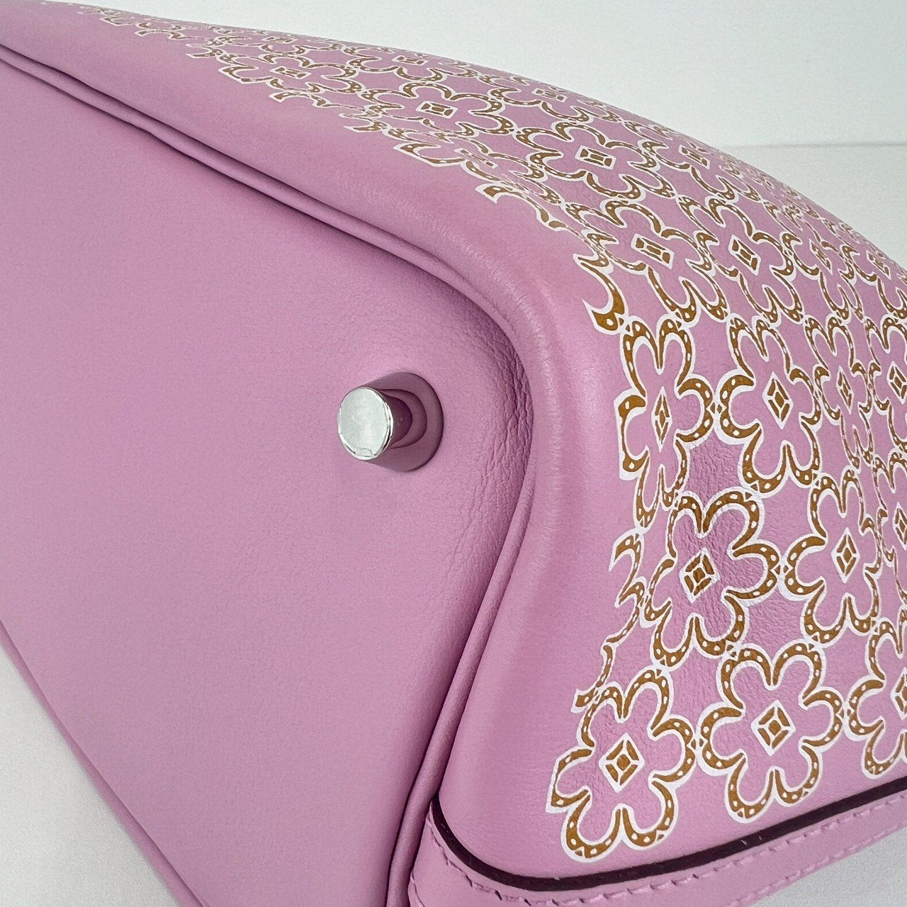 Hermès エルメス Picotin Lock PM Lucky Daisy ピコタンロック PM ラッキーデイジー Stamp-U U刻印 Swift スイフト モーヴシルベストル/キュイーブル/ホワイト PHW シルバー金具