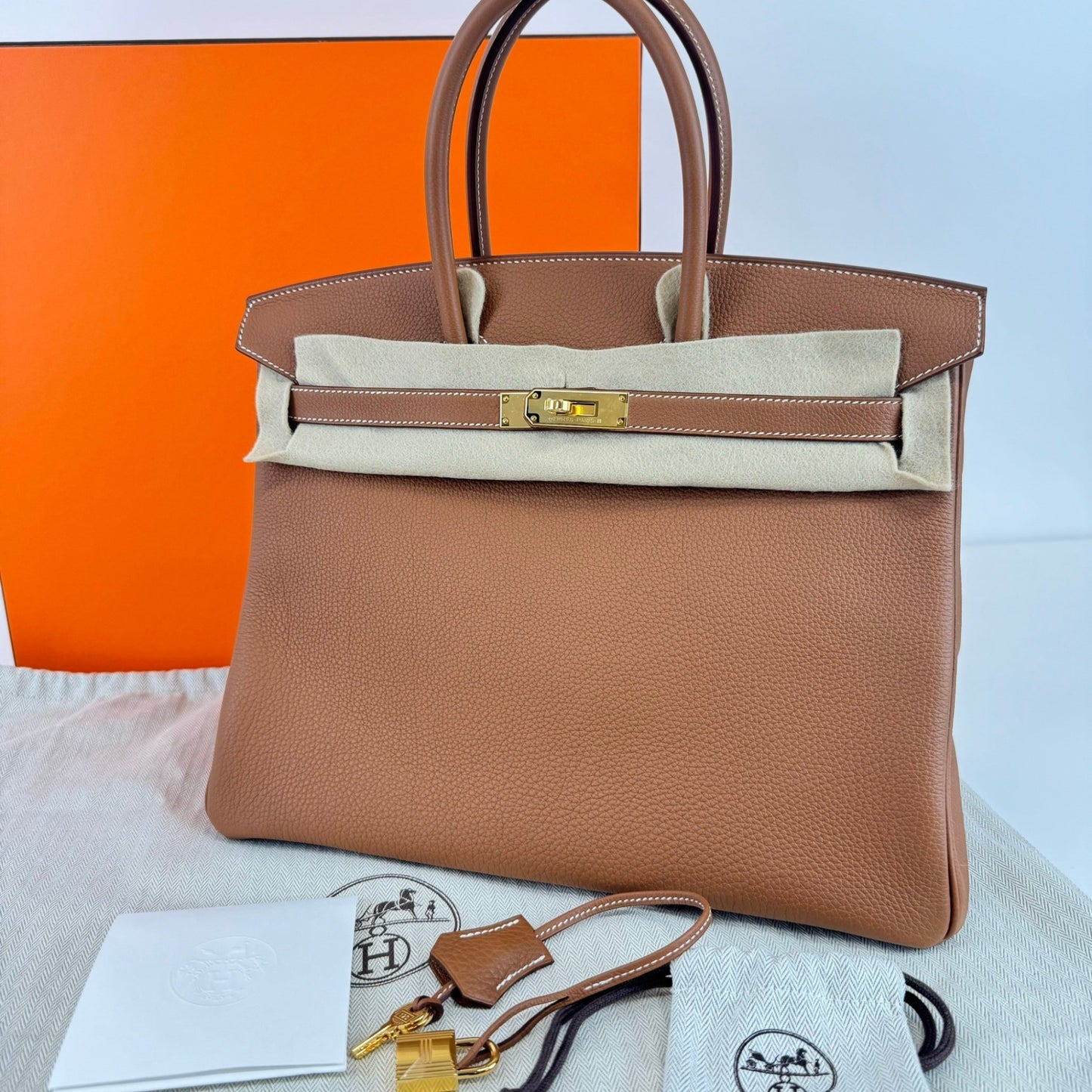 Birkin35 バーキン35 Stamp-W W刻印 Togo トゴ Gold ゴールド GHW ゴールド金具