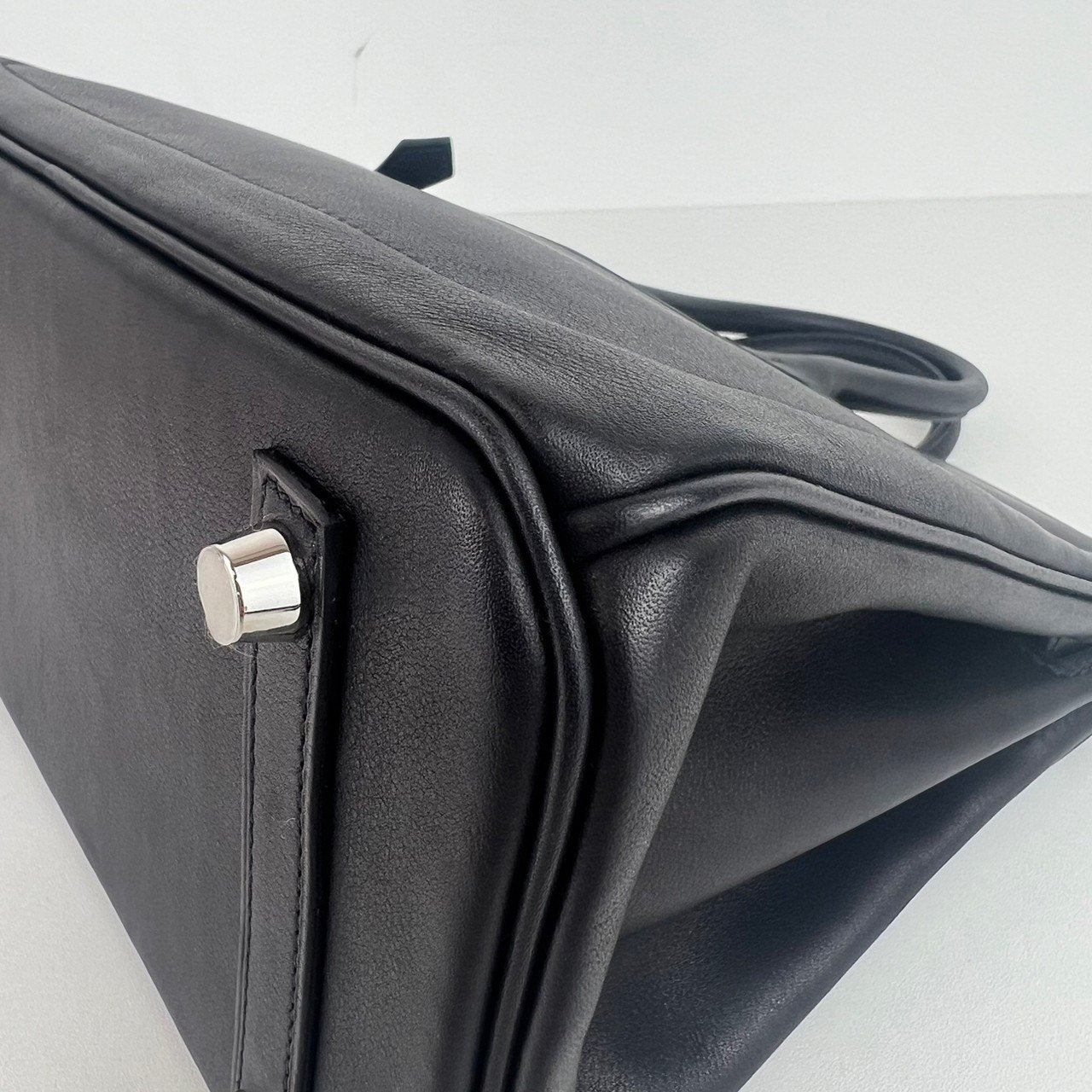 Birkin25 Rock バーキン25ロック Black ブラック PHW シルバー金具 B刻印 Veau Volupto ヴォーヴォリュプト