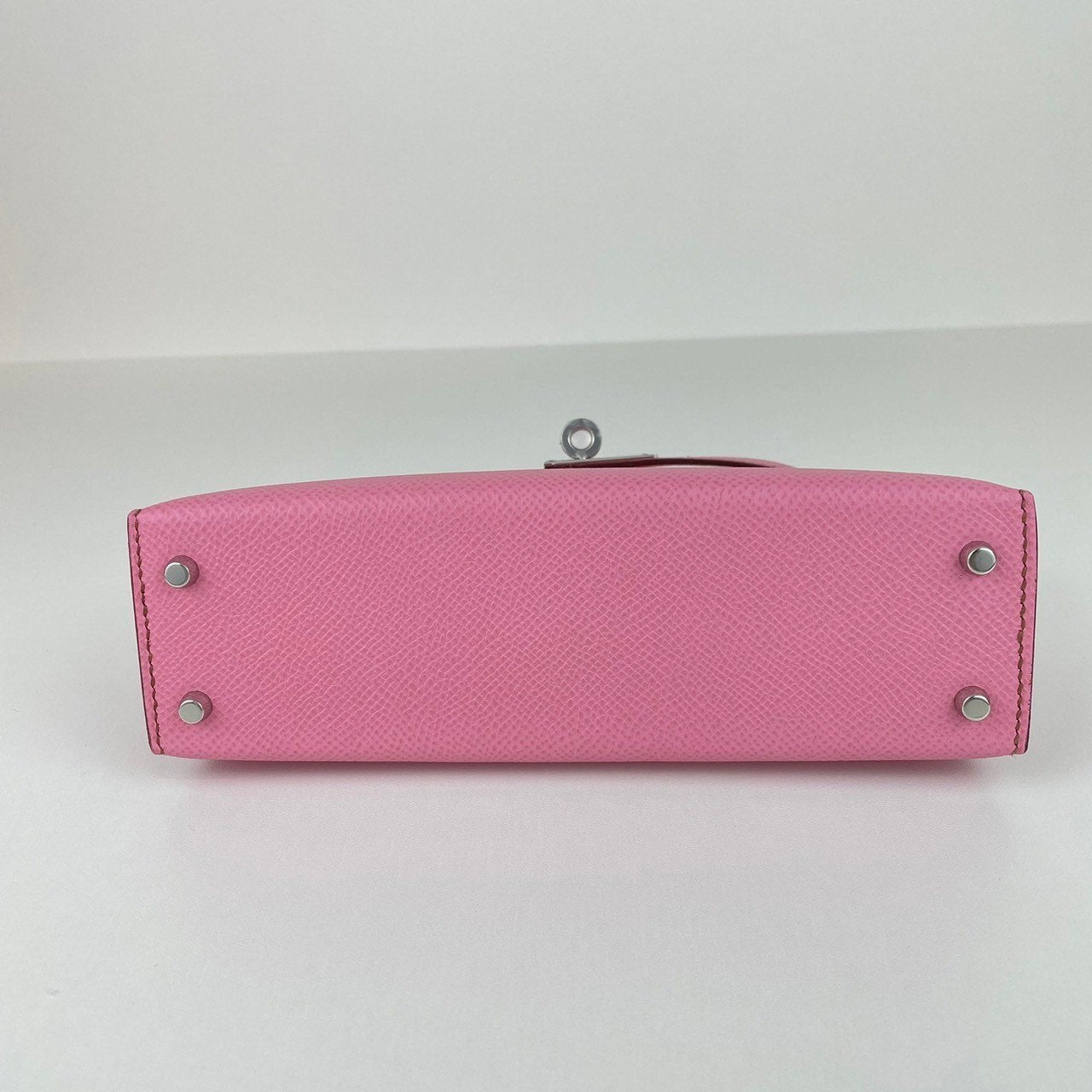 Mini kelly ミニケリー Bubblegum バブルガム Epsom エプソン PHW シルバー金具 Stamp-B B刻印