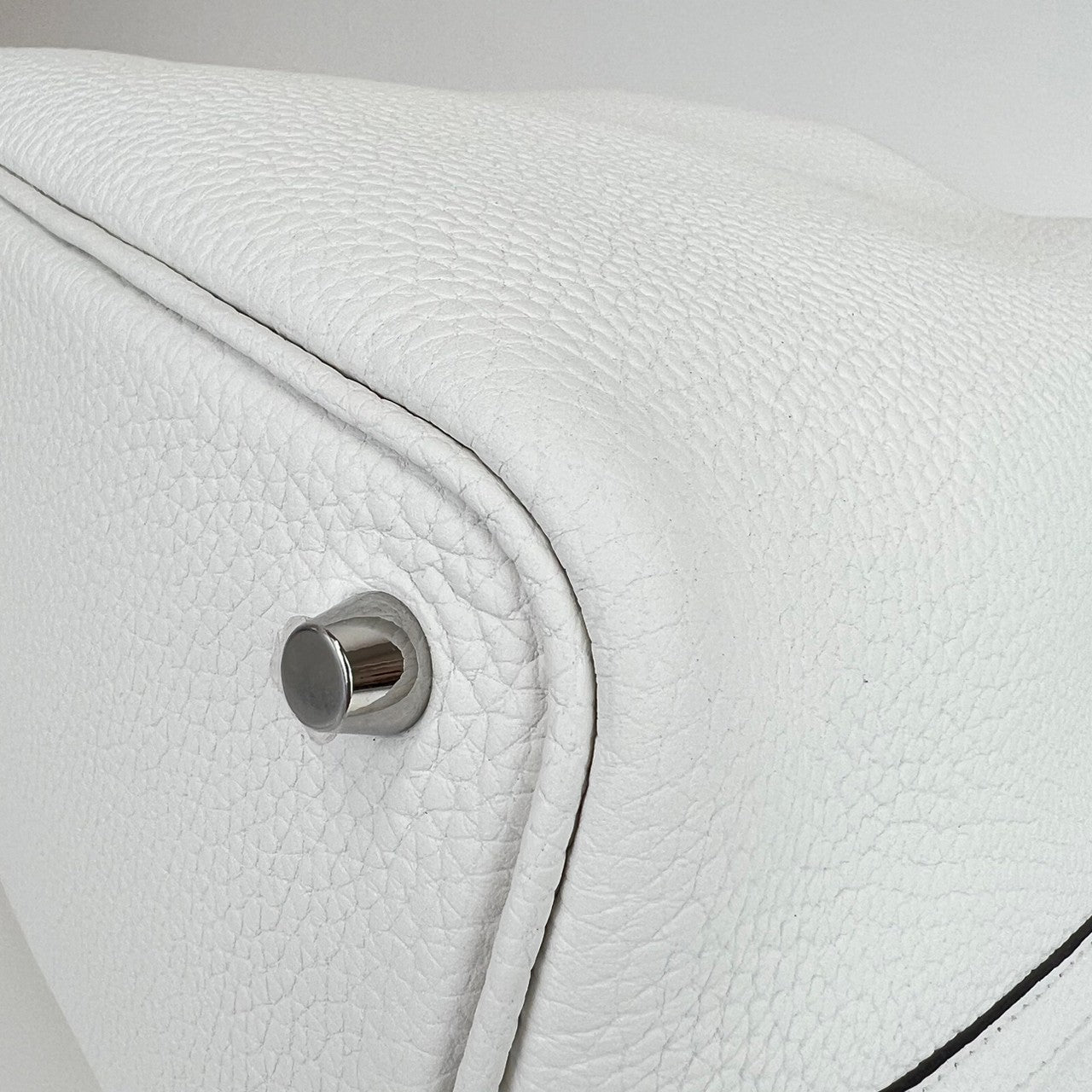 Picotin Lock PM ピコタンロックPM New White ニューホワイト PHW シルバー金具 Taurillon clemence トリヨンクレマンス B刻