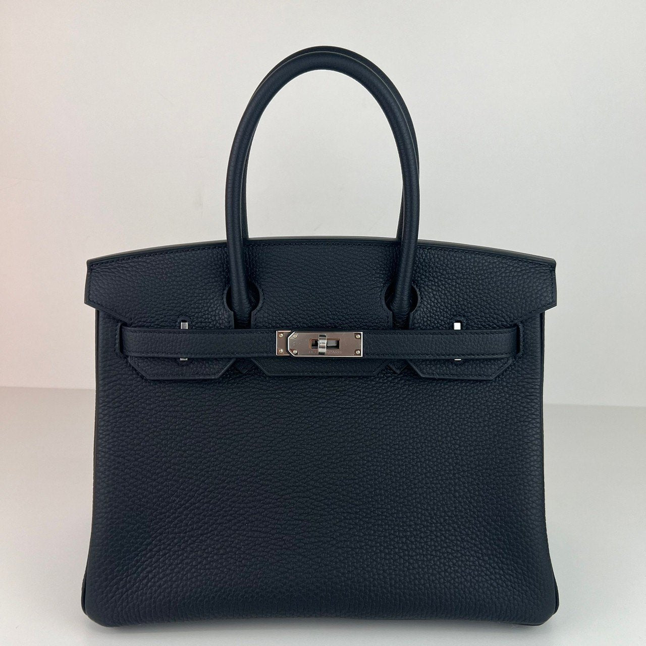 Birkin30 バーキン30 Black ブラック PHW シルバー金具 Togo トゴ Stamp-W W刻印