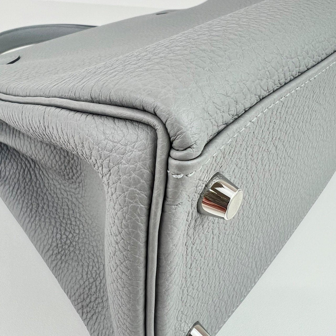 Kelly28 ケリー28 Gris moyen グリムエット Togo トゴ PHW シルバー金具 Stamp-W W刻印