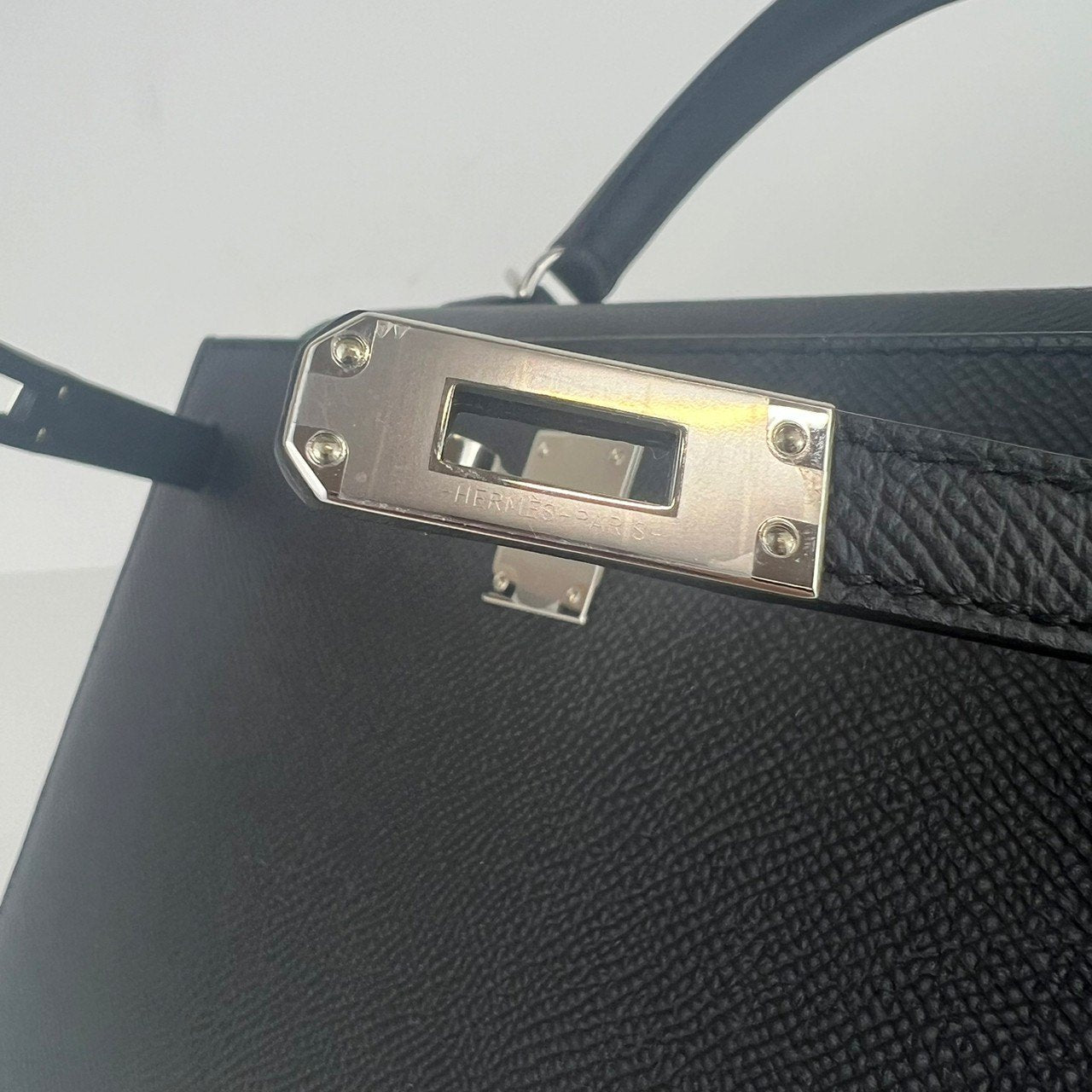 Kelly25 ケリー25 Black ブラック PHW シルバー金具 Epsom エプソン Stamp-W W刻印