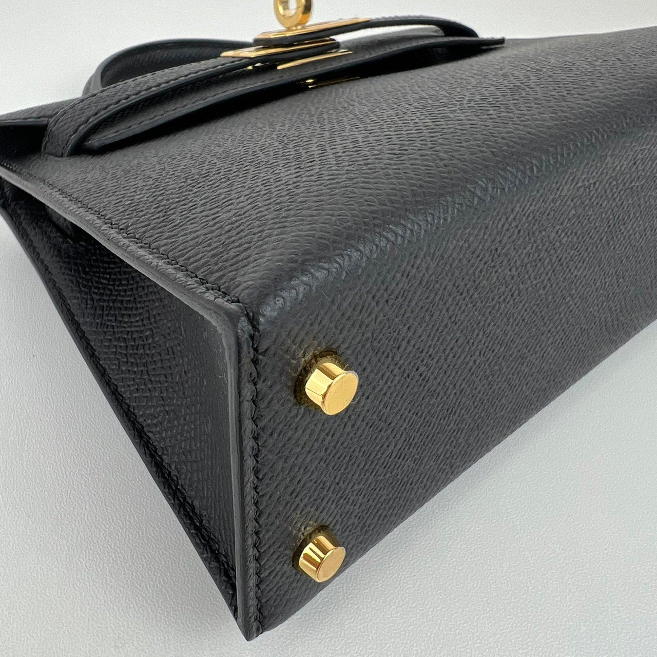 Mini kelly ミニケリー Black ブラック GHW ゴールド金具 W刻印 Epsom エプソン
