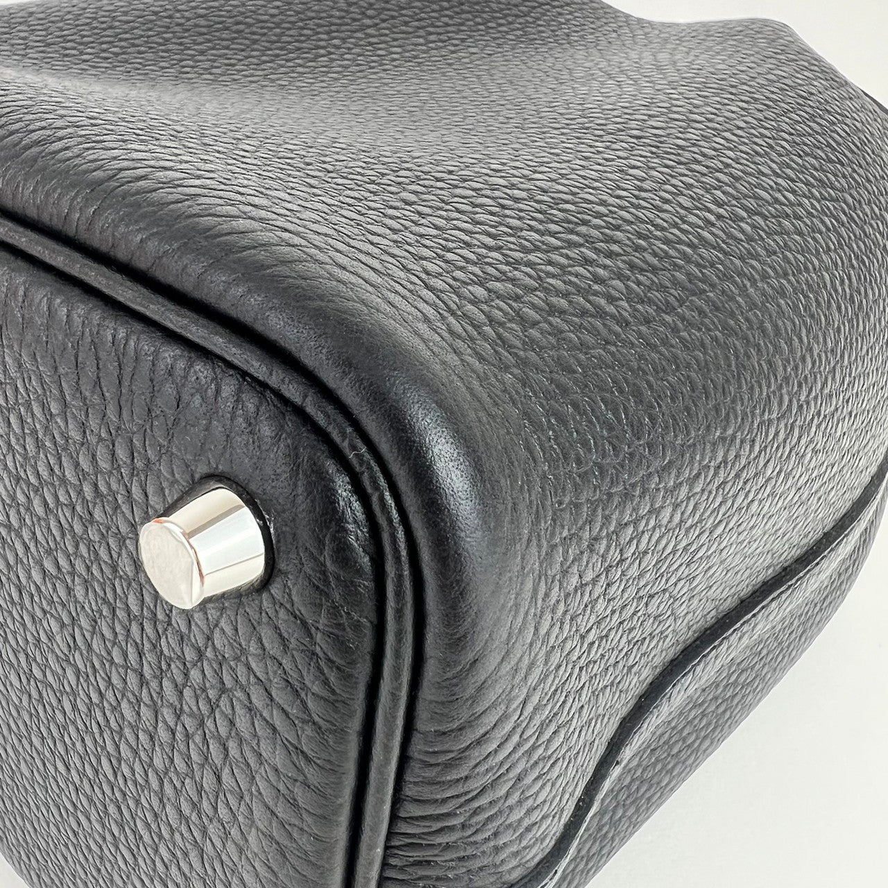 Picotin Lock PM ピコタンロックPM Black ブラック Taurillon clemenceトリヨンクレマンス PHW シルバー金具 B刻印