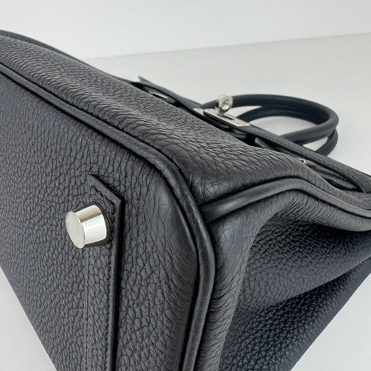 Birkin25 バーキン25 Black ブラック PHW シルバー金具 W刻印 Togo トゴ