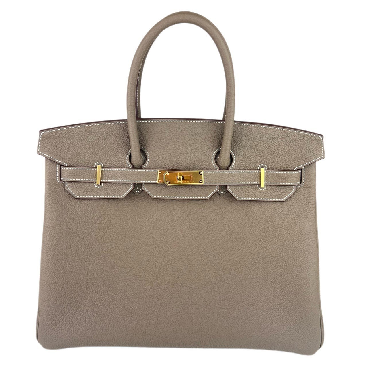 Birkin35 バーキン35 Etoupe エトープ GHW ゴールド金具 W刻 Togo トゴ