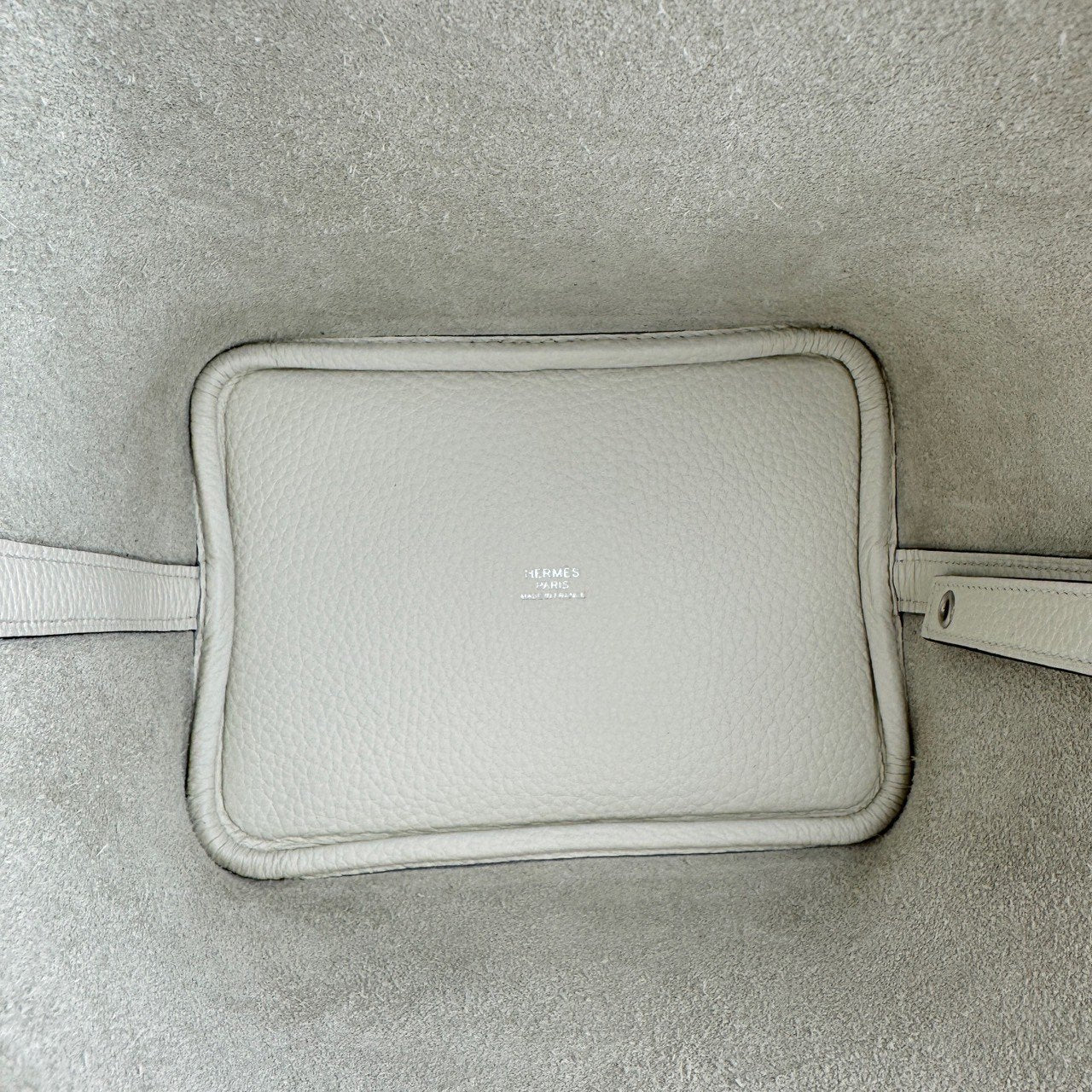 Picotin Lock PM ピコタンロック PM White ホワイト Taurillon Clemence トリヨンクレマンス PHW シルバー金具 Stamp-W W刻印
