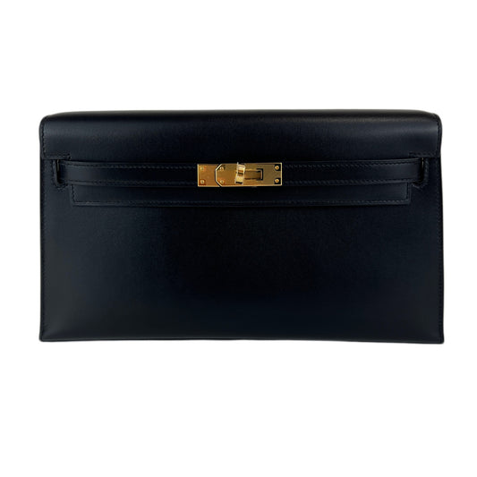 Kelly elan ケリーエラン Black ブラック Boxcalf  ボックスカーフ GHW ゴールド金具1 Stamp-K K刻印