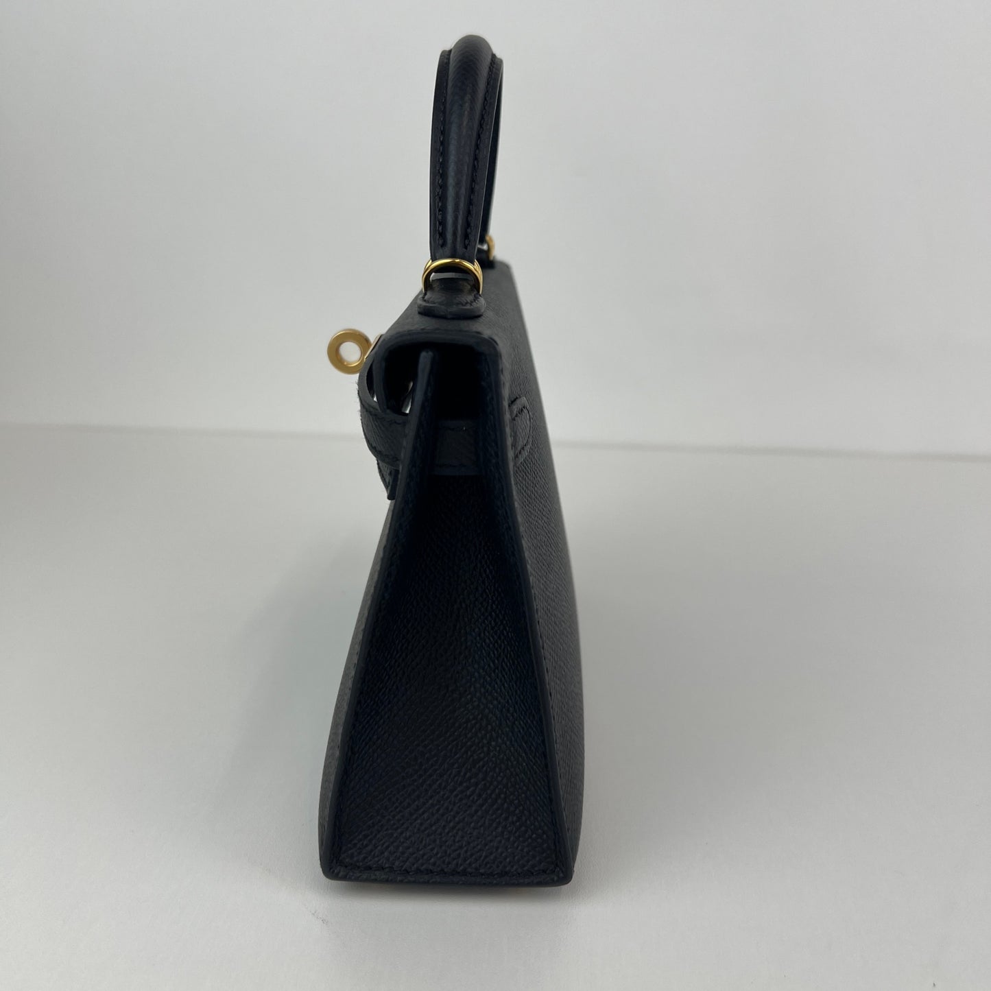 Mini kelly ミニケリー Black ブラック GHW ゴールド金具 Stamp-W W刻印 Epsom エプソン