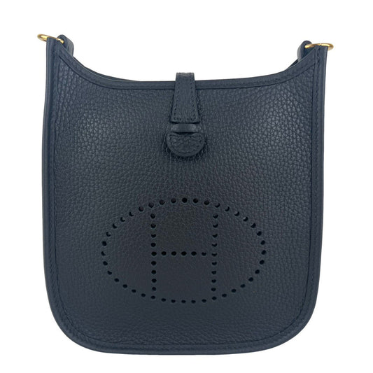 Evelyn TPM エヴリンTPM Black ブラック  GHW ゴールド金具 Taurillon Clemence トリヨンクレマンス Stamp-W W刻印