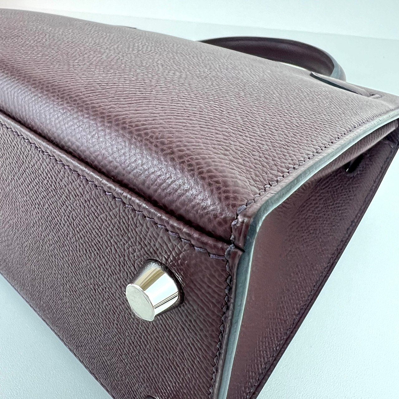 Kelly25 Sellier Casaque Etoilee ケリー25セリエ カザック エトワール Stamp-W W刻印 Epsom エプソン Rouge sellier/Black/Rose darling ルージュセリエ/ブラック/ローズダーリン PHW シルバー金具