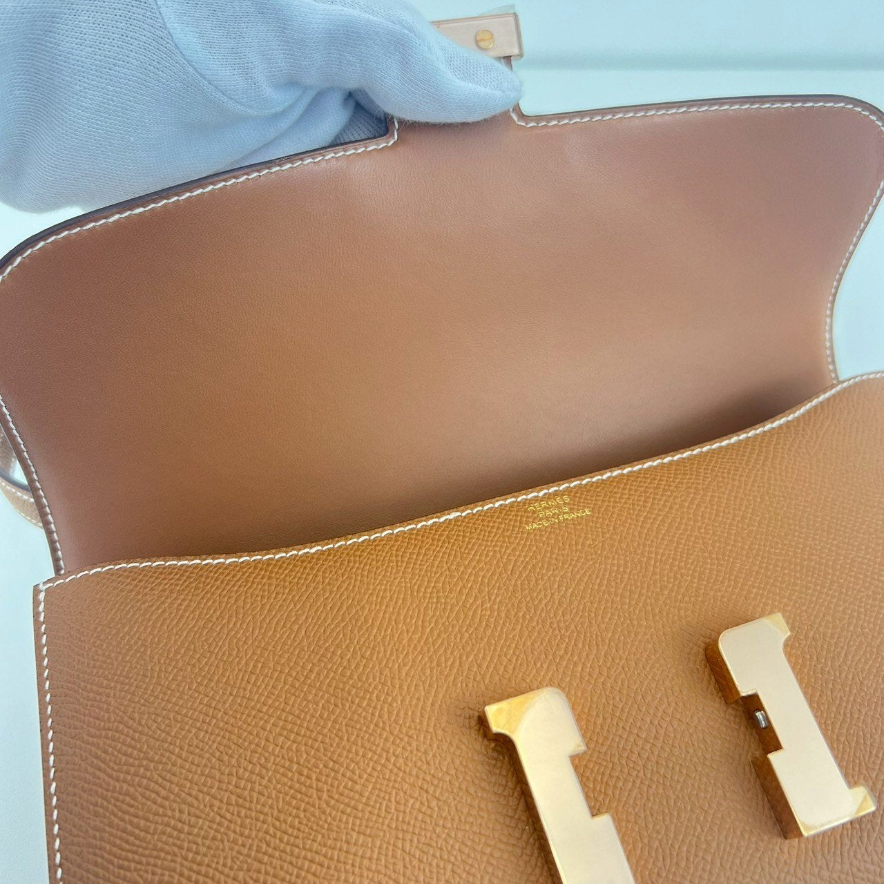 Constance elan コンスタンスエラン Gold ゴールド RGHW ローズゴールド金具 Epsom エプソン Stamp-W W刻印