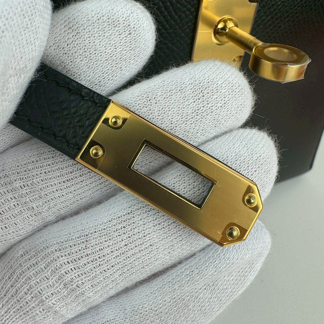 Mini kelly ミニケリー Black ブラック Epsom エプソン GHW ゴールド金具 Stamp-U U刻印