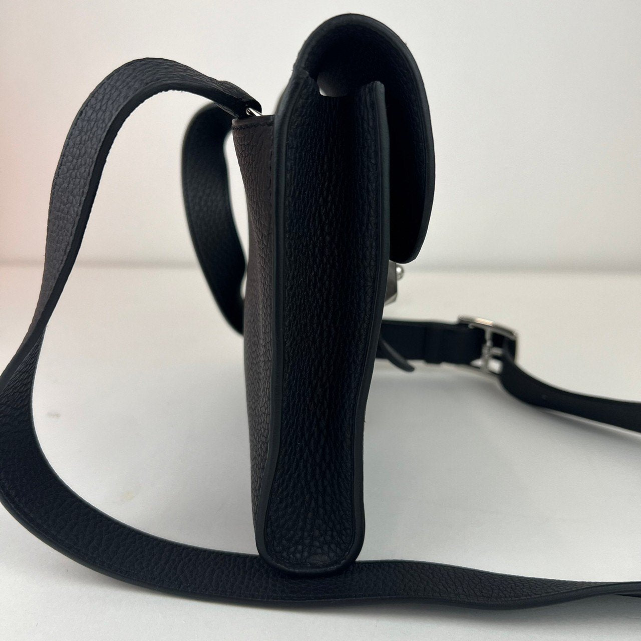 Sac a depeches サック ア デペッシュ Black ブラック PHW シルバー金具 B刻印 Togo トゴ ショルダーバッグ ボディバッグ ユニセックス