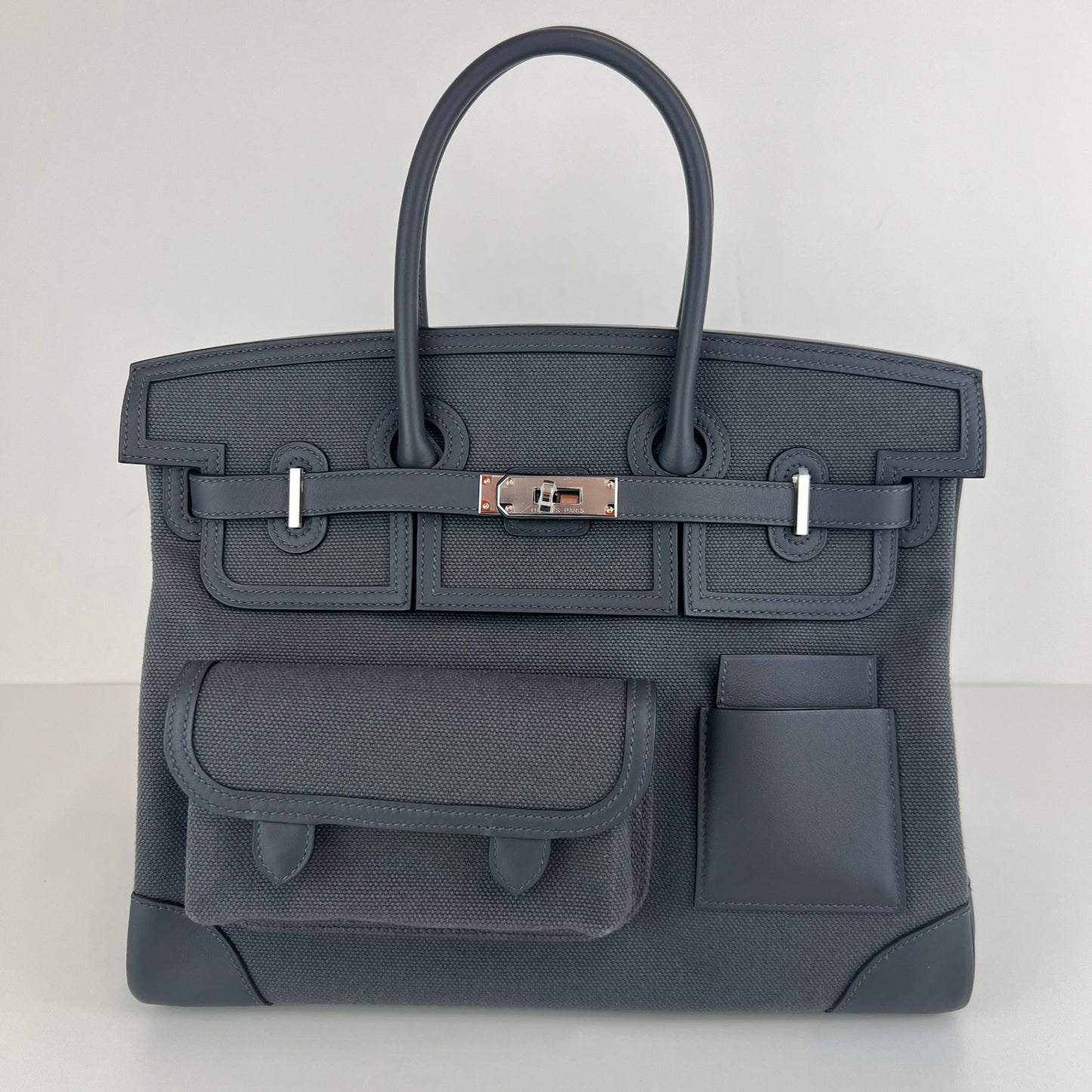 Birkin35 cargo バーキン35 カーゴ Stamp-K K刻印 Swift/Toilegoelan スイフト/トワルゴエラン Gris misty グリミスティ PHW シルバー金具