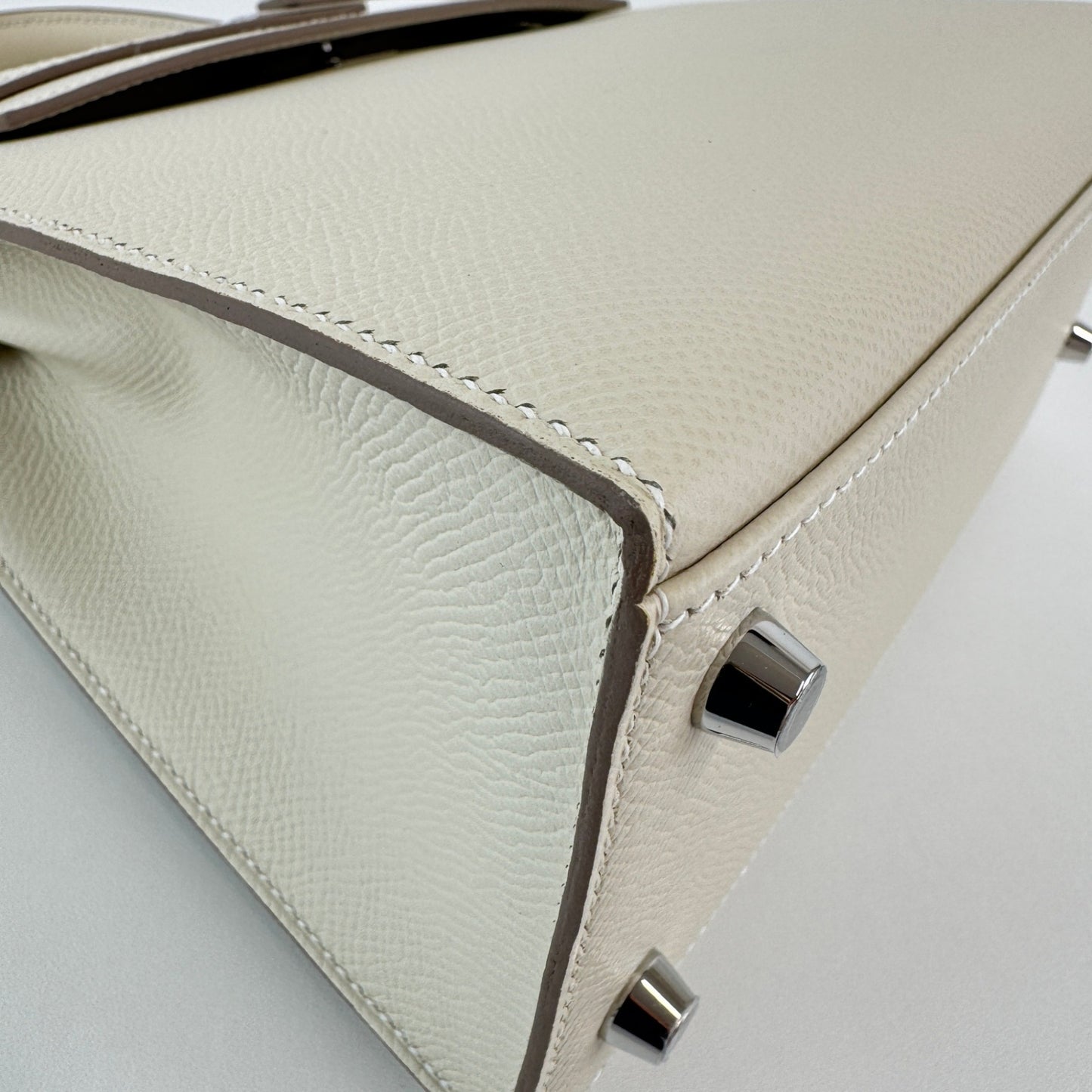 Kelly25 ケリー25 Craie クレ PHW シルバー金具 Epsom エプソン Stamp-W W刻印
