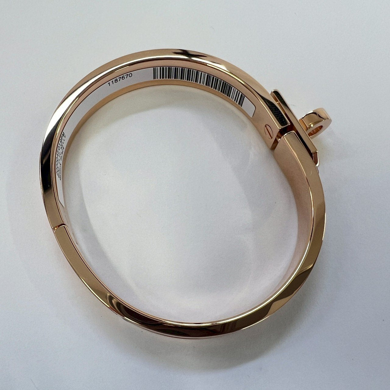 Mini clic kelly PM エナメルブレスレット ミニ・クリック・ケリー Marron grace マロングラッセ Rose gold plated ローズゴールドプレーテッド