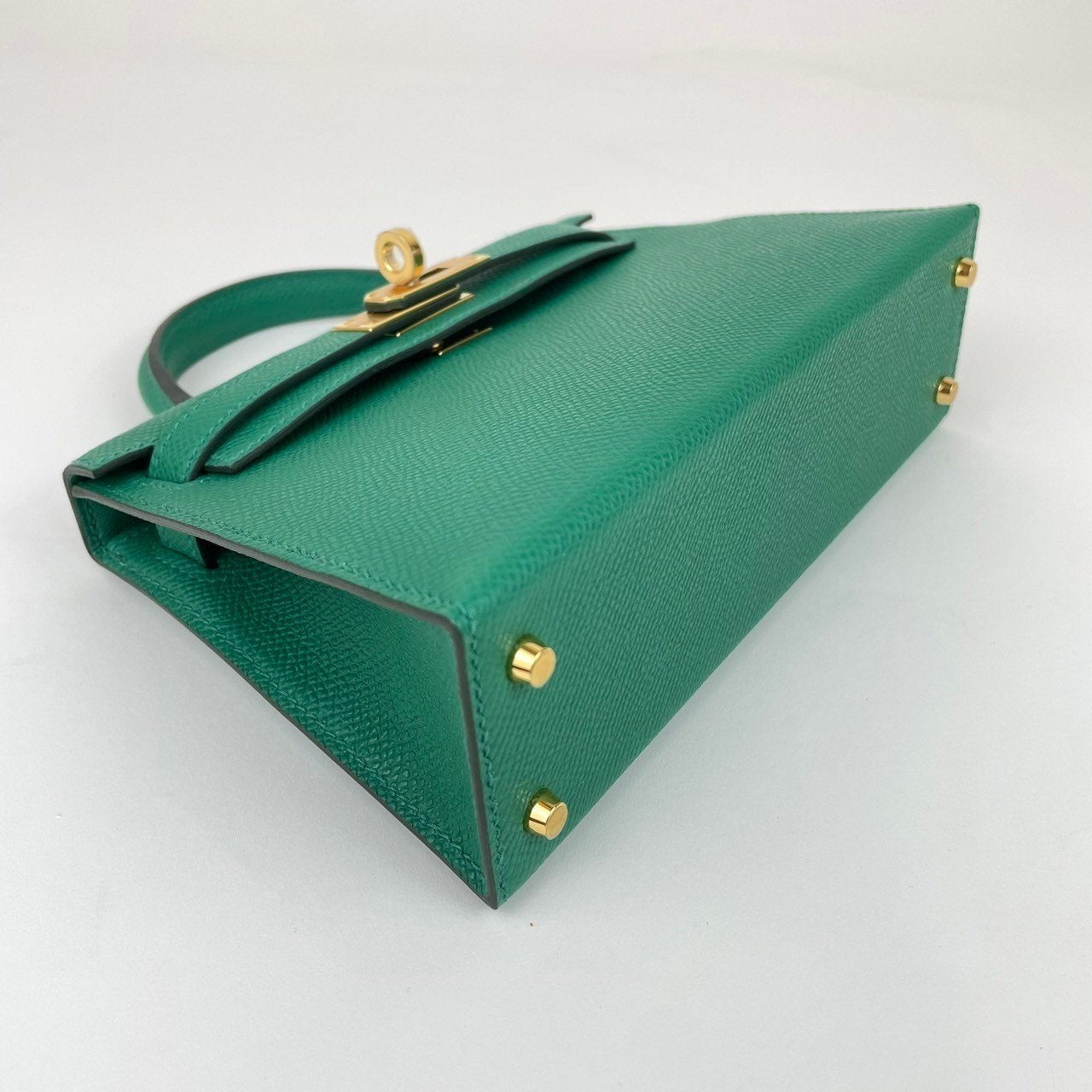 Mini kelly ミニケリー Vert vertigo ヴェールヴェルティゴ Epsom エプソン GHW ゴールド金具 B刻