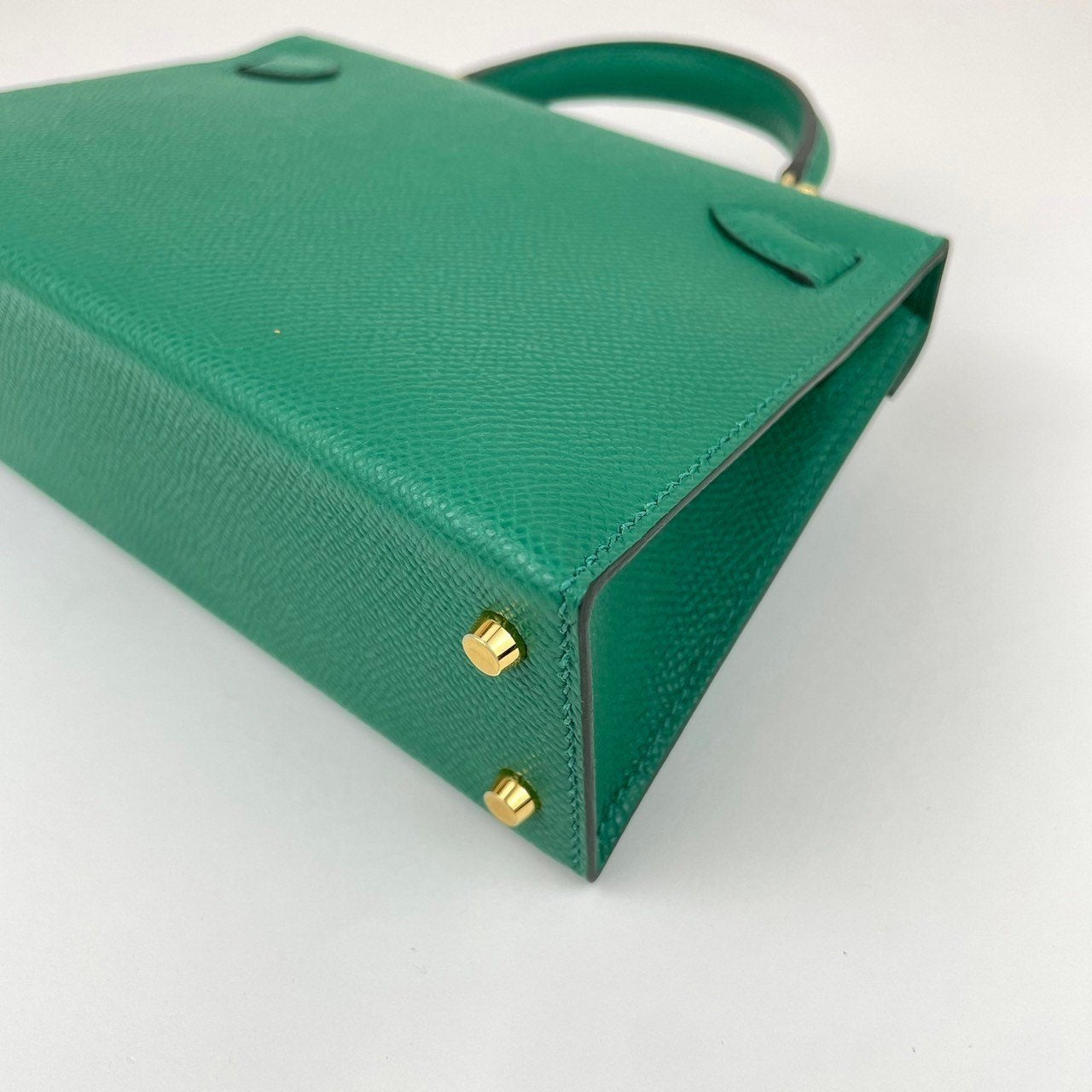 Mini kelly ミニケリー Vert vertigo ヴェールヴェルティゴ Epsom エプソン GHW ゴールド金具 B刻