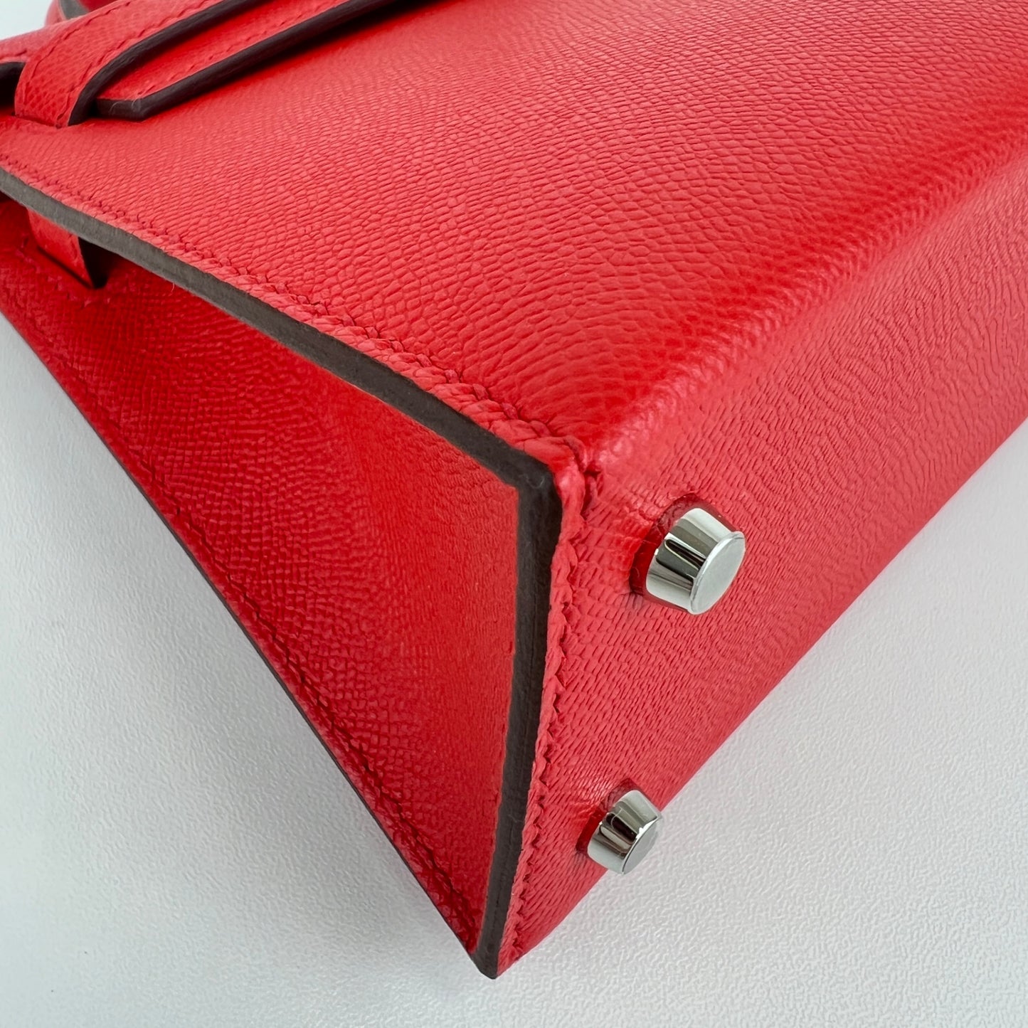 Mini kelly ミニケリー Stamp-K K刻印 Madame マダム Rouge de coeur ルージュデクール PHW シルバー金具 2WAYバッグ ショルダーバッグ ハンドバッグ
