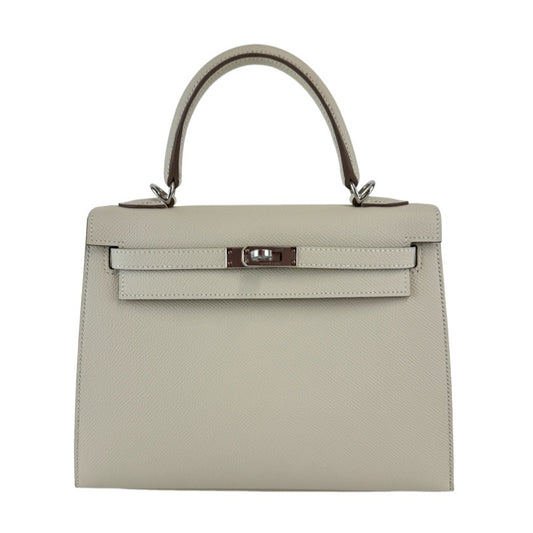 Kelly25 ケリー25 Craie クレ  PHW シルバー金具 Epsom エプソン Stamp-W W刻印