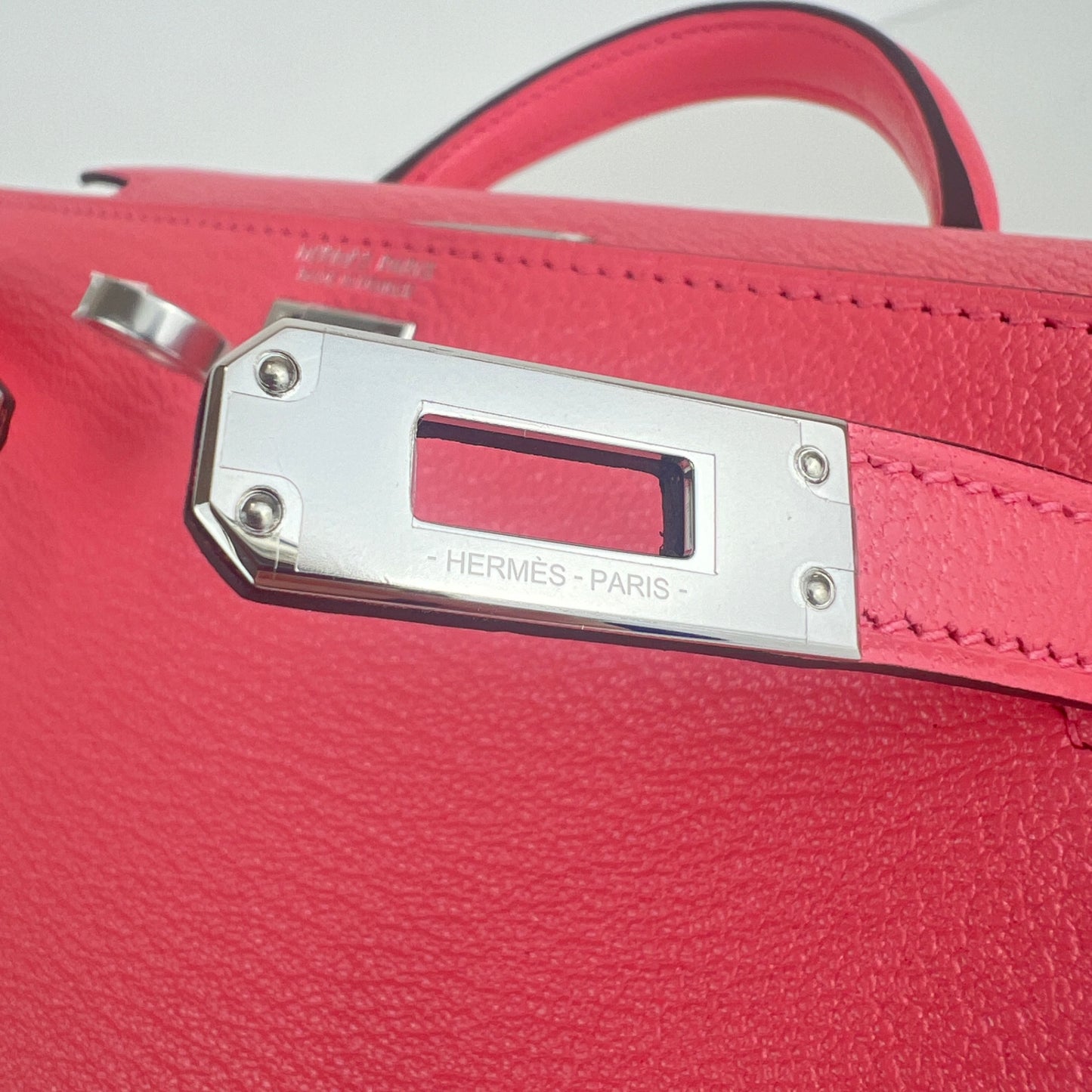 Mini kelly verso ミニケリーヴェルソ Rose ete ローズエテ PHW シルバー金具 Stamp-B B刻