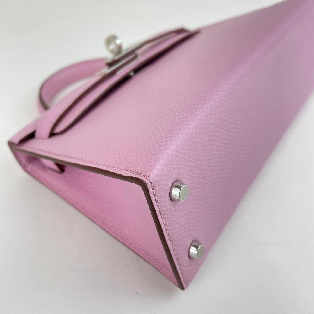 Mini kelly ミニケリー Mauve Sylvestre モーヴシルベストル Epsom エプソン PHW シルバー金具 Z刻