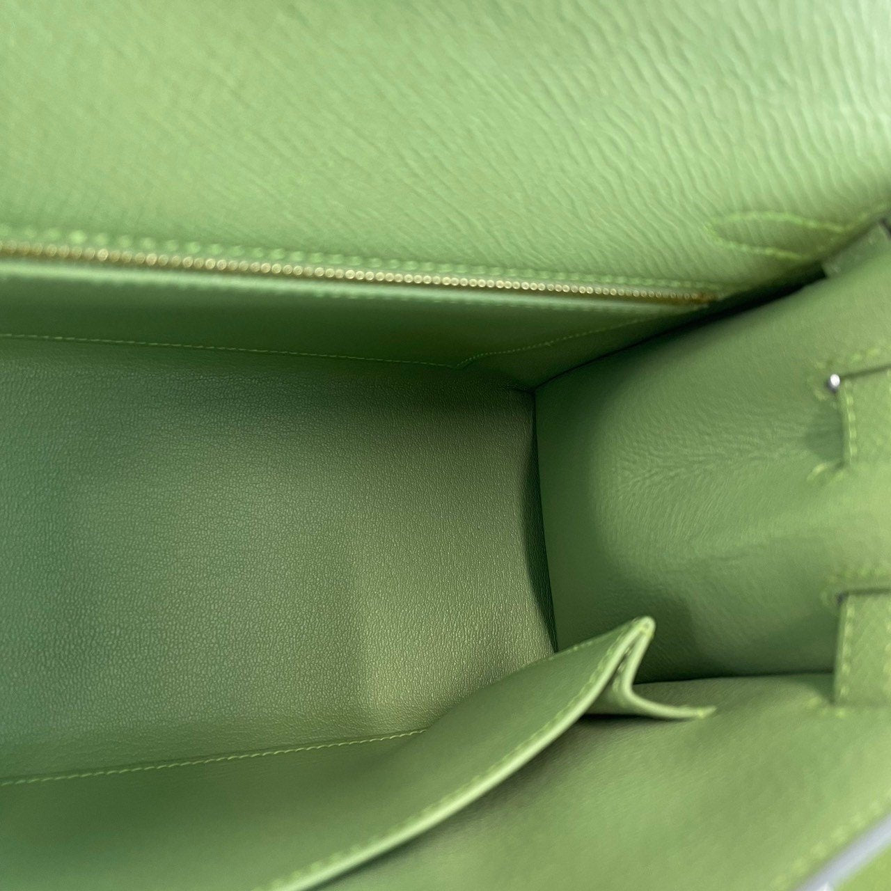 Kelly25 ケリー25 Vert criquet ヴェールクリケット Epsom エプソン GHW ゴールド金具 U刻