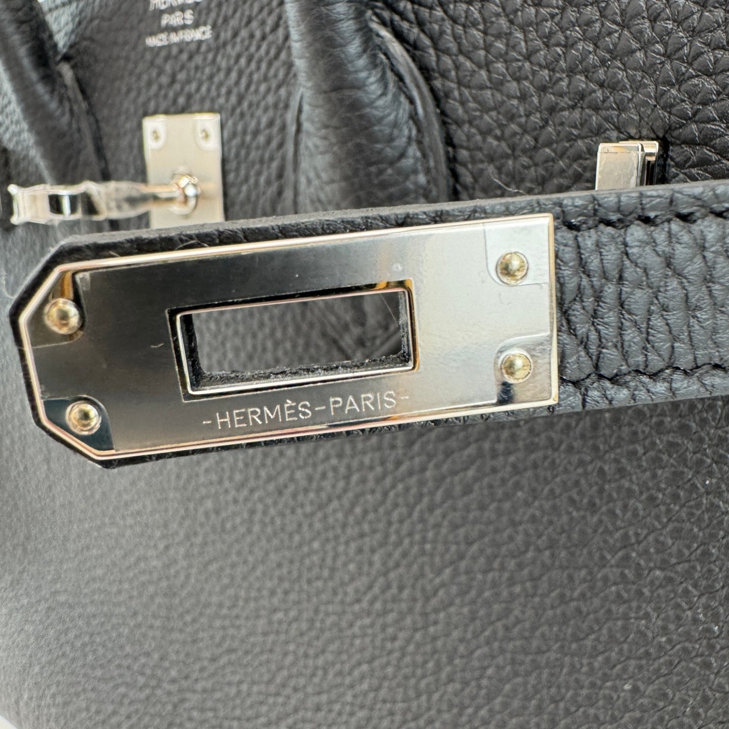 Birkin25 バーキン25 Black ブラック PHW シルバー金具 Stamp-K K刻印 Togo トゴ
