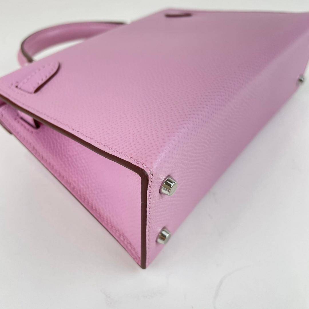 Mini kelly ミニケリー Mauve Sylvestre モーヴシルベストル Epsom エプソン PHW シルバー金具 Z刻