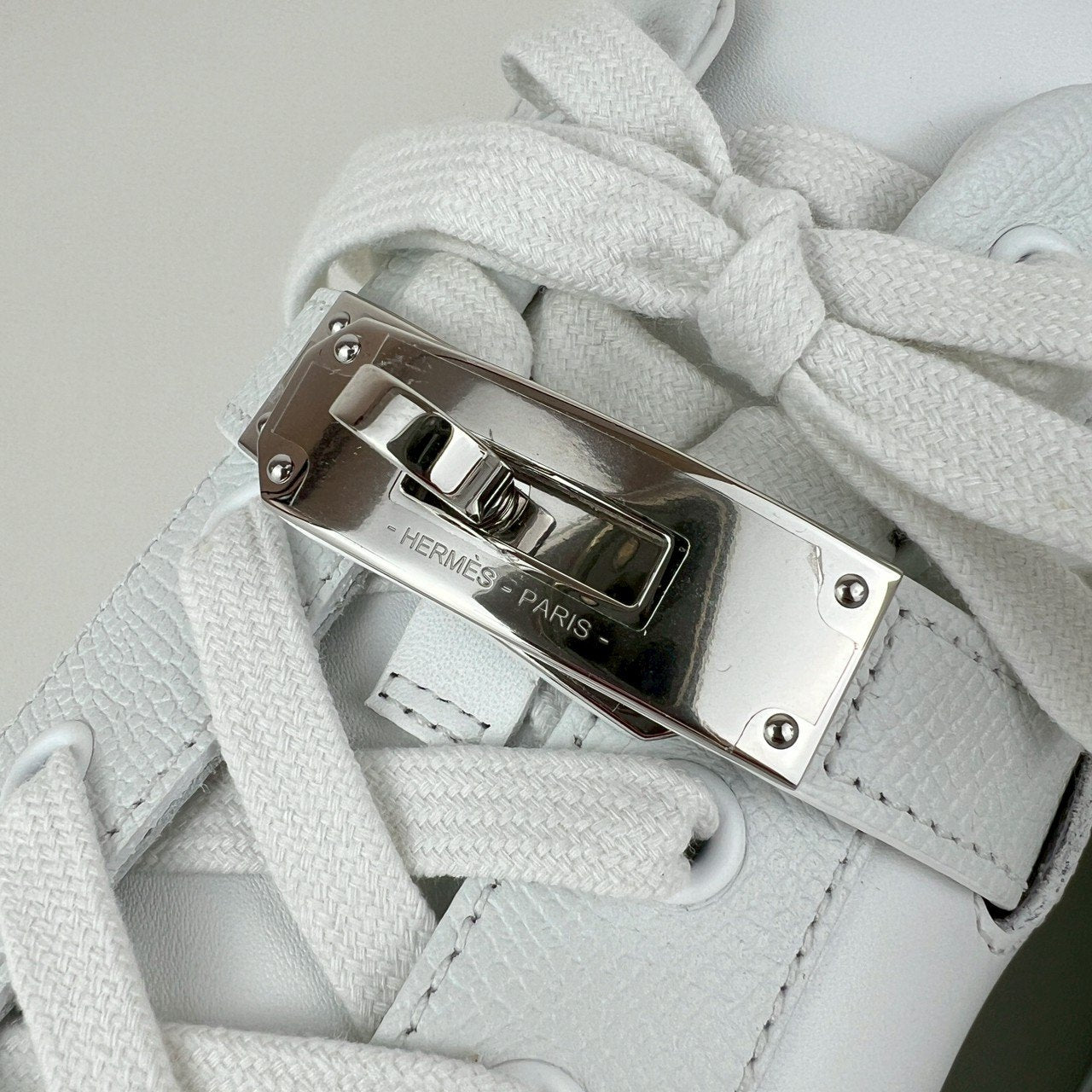 Sneaker DAY スニーカーデイ White ホワイト PHW シルバー金具 カーフスキン 42.5(26.5cm)