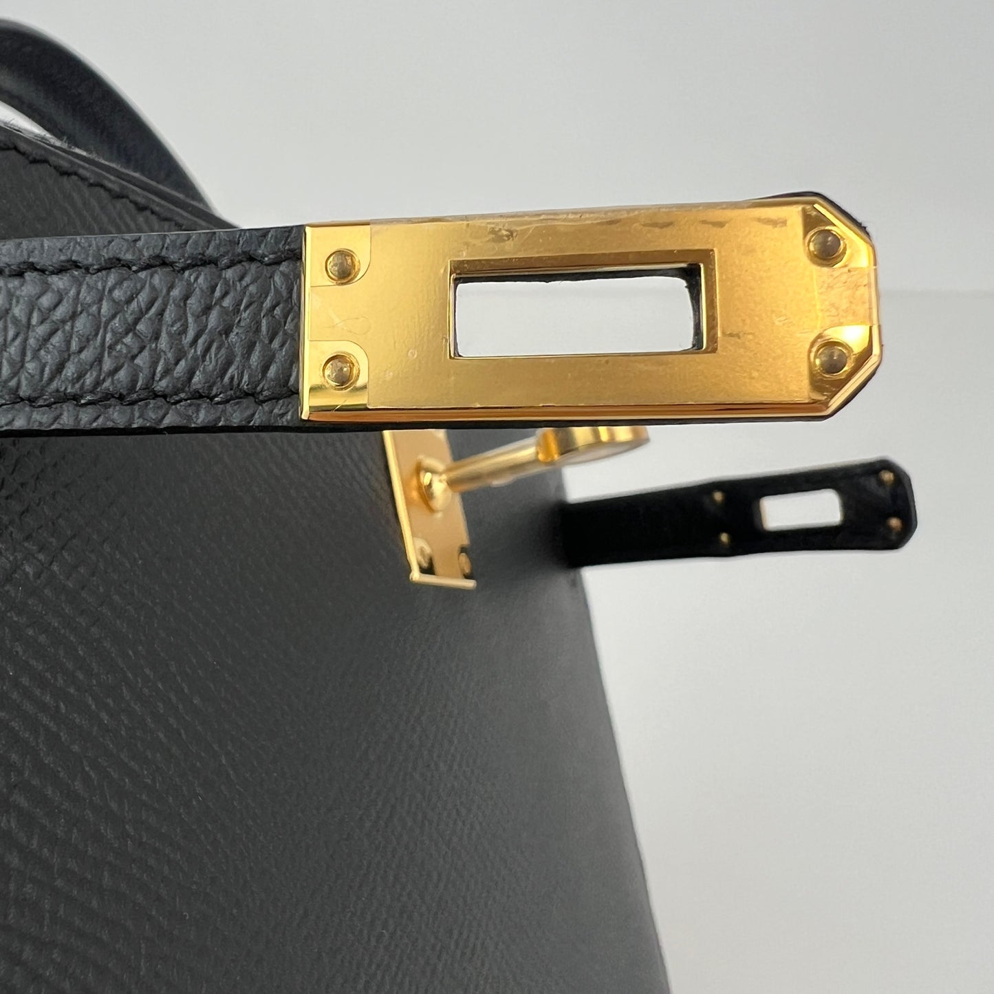 Mini kelly ミニケリー Black ブラック GHW ゴールド金具 Stamp-W W刻印 Epsom エプソン