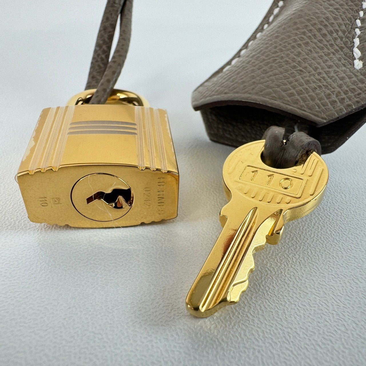 Birkin25 Sellier バーキン25セリエ Etoupe エトープ GHW ゴールド金具 Epsom エプソン Stamp-U U刻印