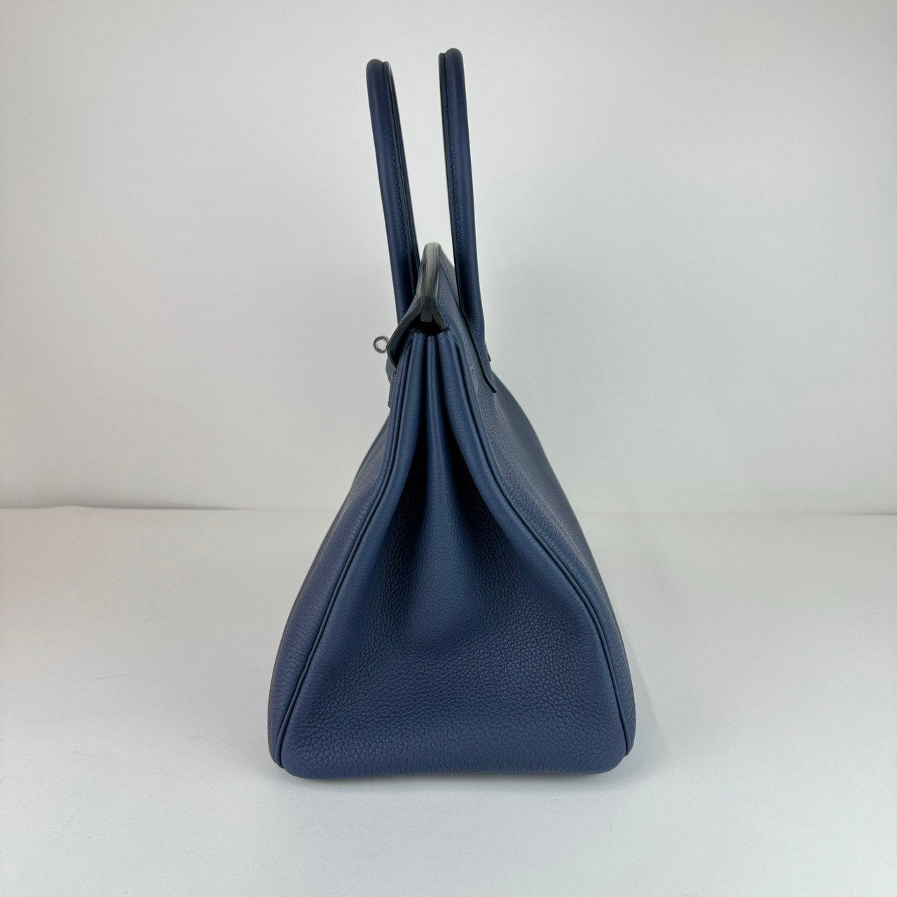 HERMES エルメス Birkin35 バーキン35 Blue navy ブルーネイビー PHW シルバー金具 Togo トゴ Stamp-B B刻印