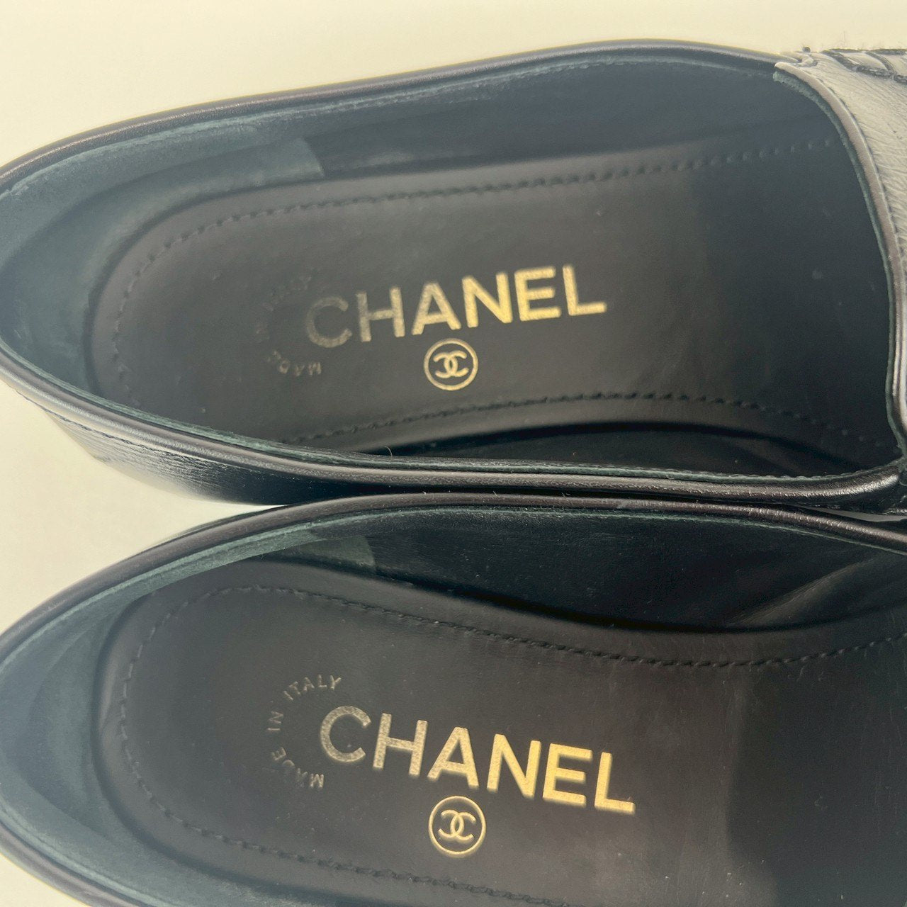 CHANEL シャネル ローファー ココマーク Black ブラック